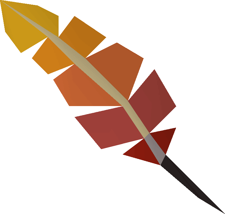 The Phoenix Quill Pen Is A Quest Item Used In The Golem - Feather Old Png Clipart (726x692), Png Download