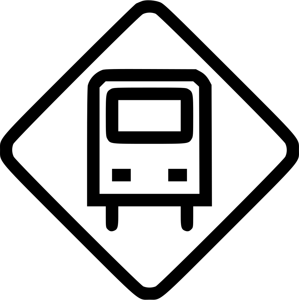 Bus Stop Sign Comments - Bus Stop Clipart (980x982), Png Download