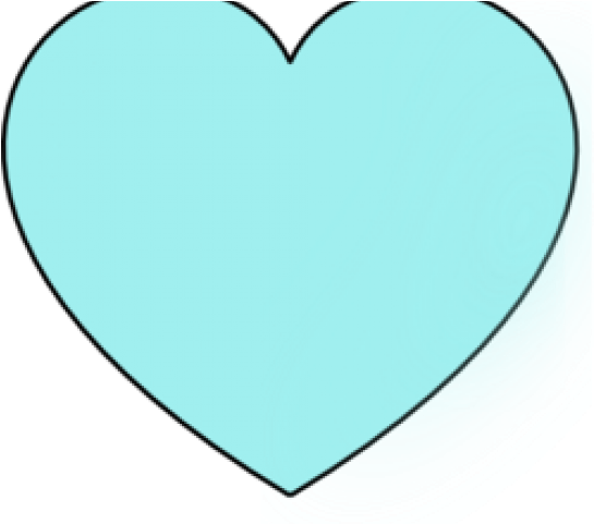 Heart Clipart Clipart Pale Blue - Clip Art - Png Download (640x480), Png Download