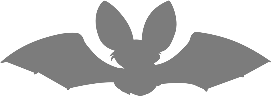 Public Domain Clip Art - Cute Bat Silhouette - Png Download (958x704), Png Download