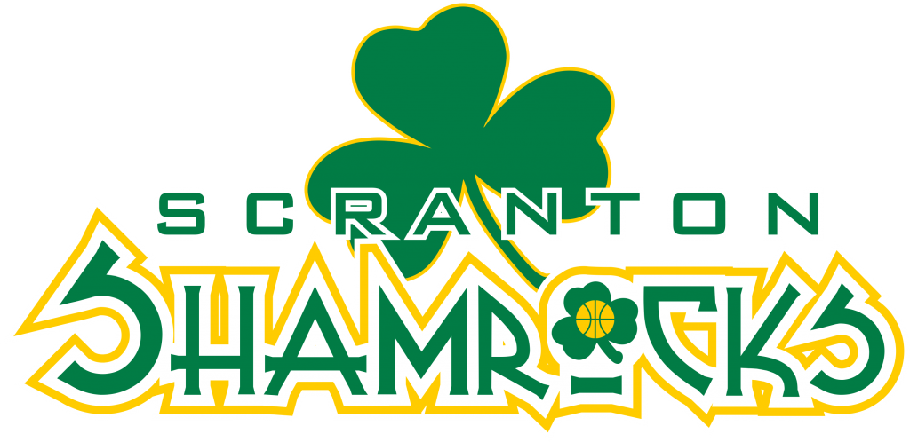 Scranton Shamrocks - Scranton Shamrocks Aba Logo Clipart (1024x498), Png Download