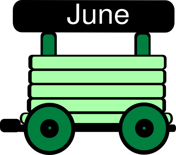 Train Carriage Green Clipart Has - Png Download (600x528), Png Download