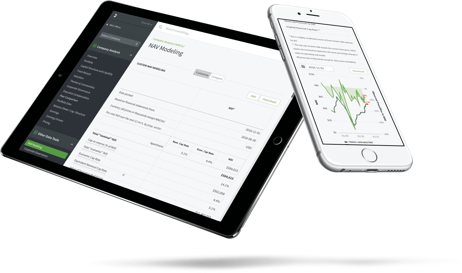 The Net Asset Value Modeling Tool Provides An In-depth - Iphone Clipart (1526x888), Png Download