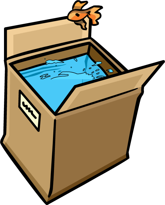 Goldfish April Fools Party Clipart (535x665), Png Download