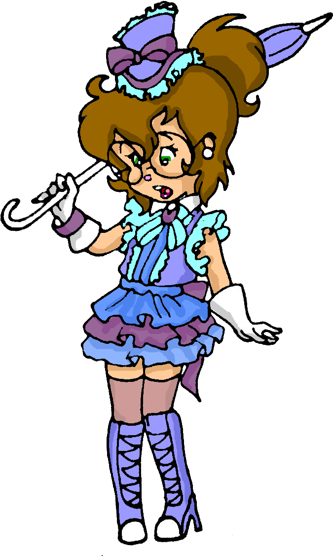 Jeanette Lady Chester - Cartoon Clipart (722x1151), Png Download