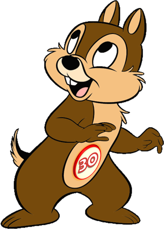 I Mean, My 30-day Chip - Chip And Dale Chip Clipart (732x795), Png Download