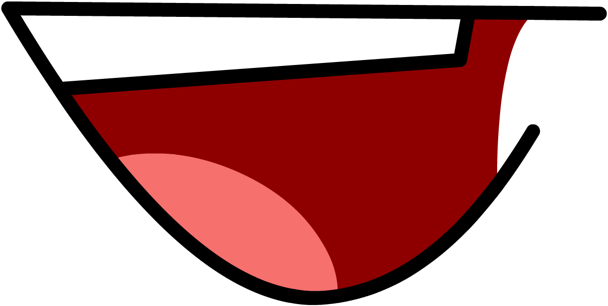 High-five Mouth Open - Thumbnail Clipart (1223x617), Png Download