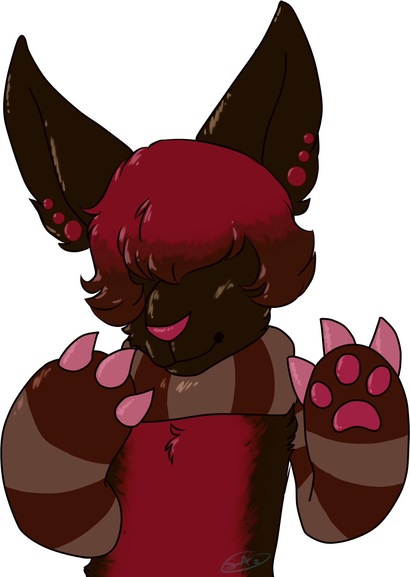 High Five - Cartoon Clipart (1456x1849), Png Download