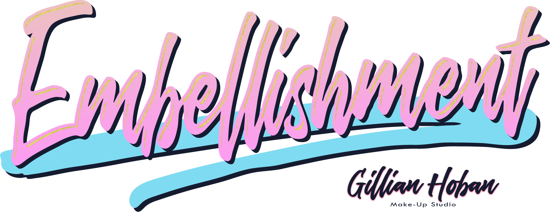 Embellishment Logo Designed By Dephined For Gillian - Instagram Clipart (1850x718), Png Download