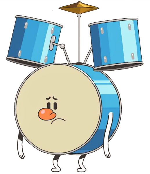 Drumkitguy - Amazing World Of Gumball Drum Clipart (517x599), Png Download