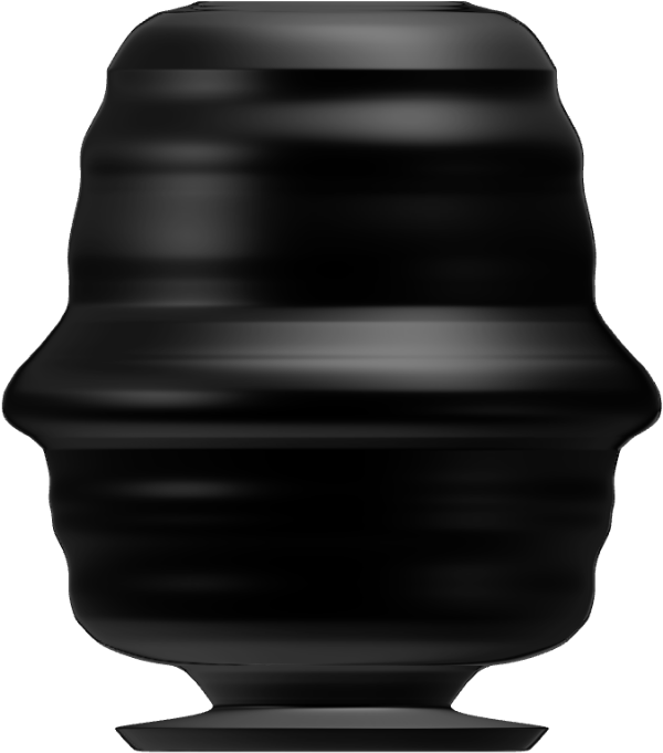 3d Scan Head Silhouette Vase - Vase Clipart (1024x768), Png Download