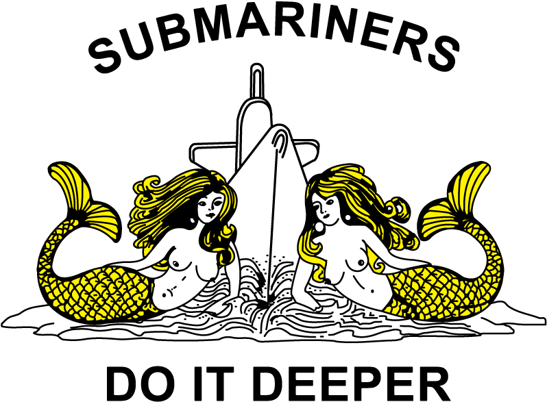 Submariners Do It Deeper - .com Clipart (800x800), Png Download