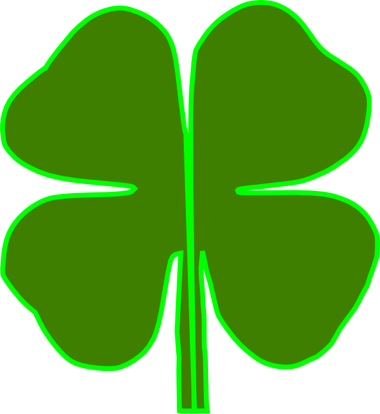 Irish Clover Clipart (546x596), Png Download