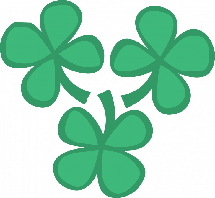 Finding A Ton Of Four Leaf Clovers Few Five Pictures - Four-leaf Clover Clipart (728x671), Png Download