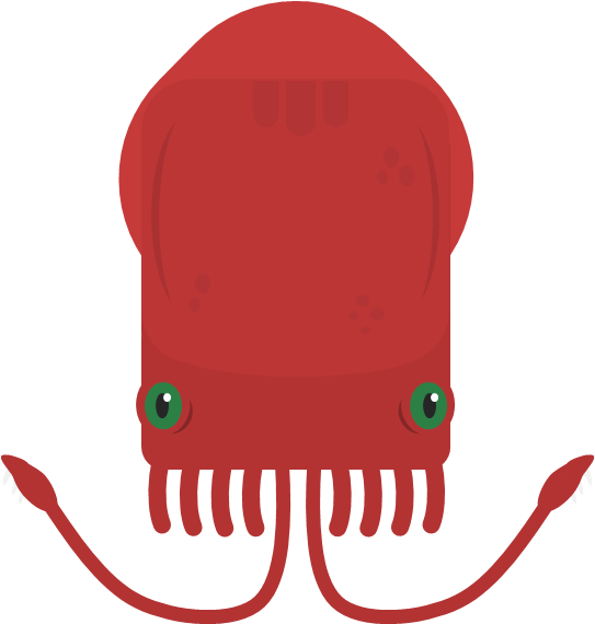 Animalcolossal Squid - Illustration Clipart (543x570), Png Download