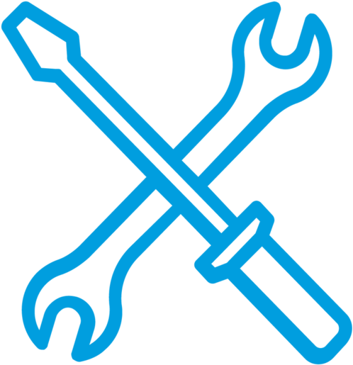 Service - Service Blue Clipart (700x700), Png Download