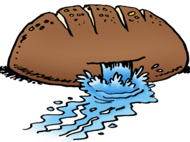 Water Clipart Bread - Bread And Water Png Transparent Png (640x480), Png Download