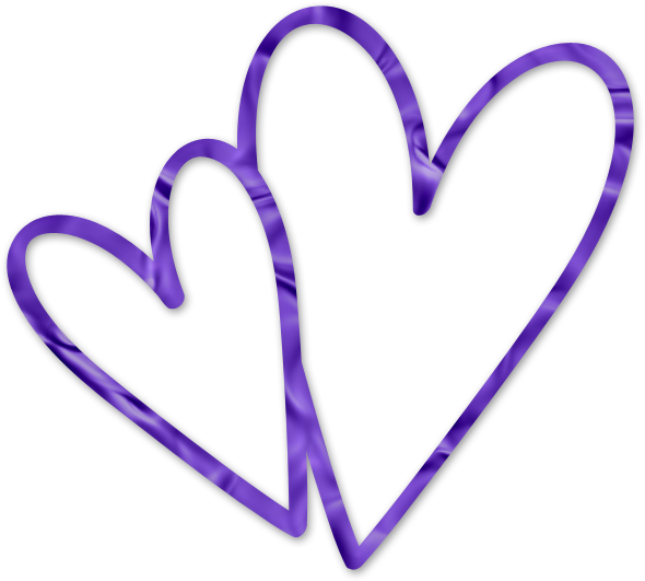 I Have Been Working On A Valentine's Themed Game & - Purple Heart Clipart Png Transparent Png (590x531), Png Download