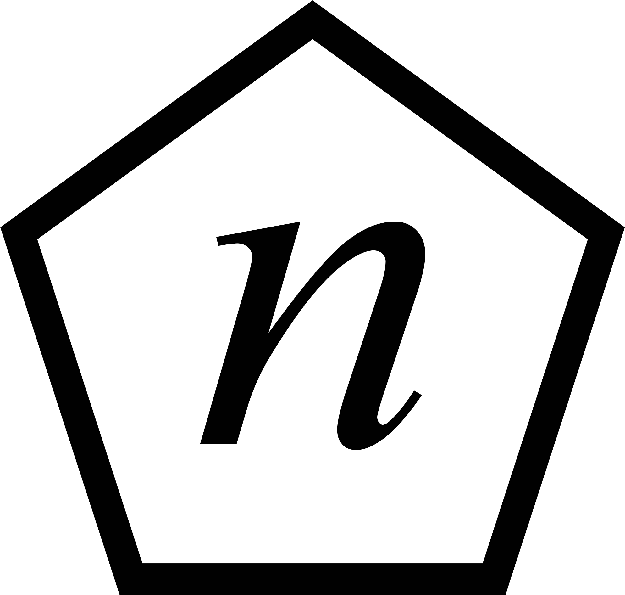 Pentagon N Clipart (600x572), Png Download