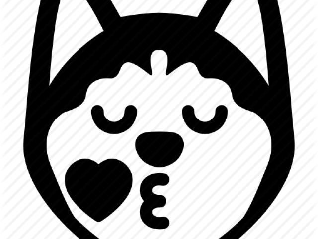 Husky Clipart Emoji - Emoji - Png Download (640x480), Png Download