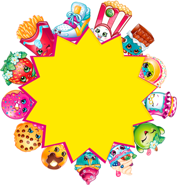 Shopkins Shopkinstarburst Appleblossom Delishdonut - Crayola Shopkins Poppy Corn Crayon Pack 8 Colors Clipart (751x795), Png Download