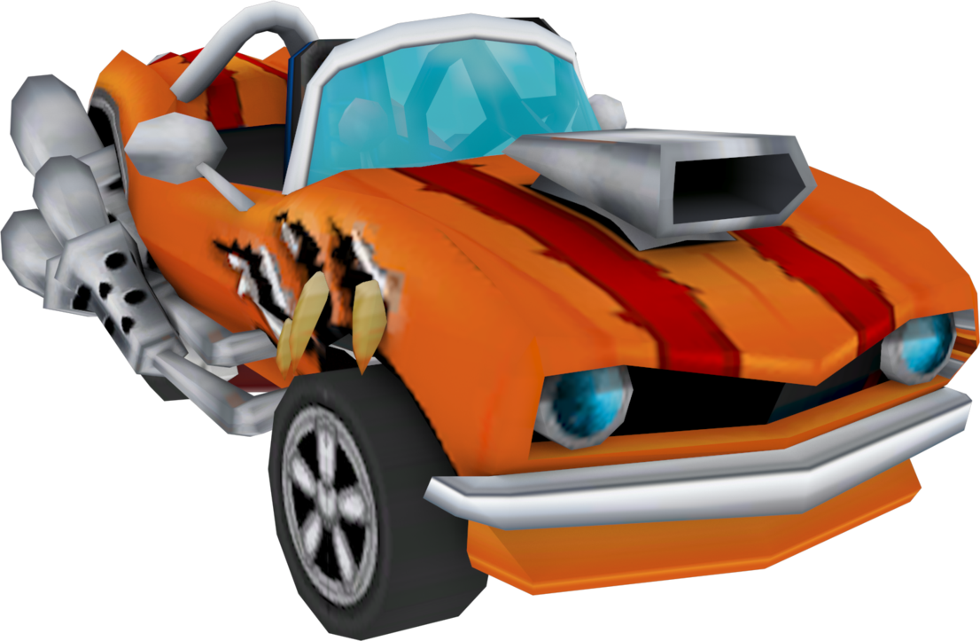 Crash Tag Team Racing Crster - Crash Tag Team Racing Vehicles Clipart (1106x723), Png Download