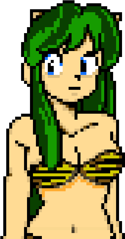 Urusei Yatsura Pixel Art Clipart (530x820), Png Download