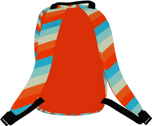 Beachy Chevron Backpack - Large Authentic Mexican Blankets Colorful Serape Assorted Clipart (590x590), Png Download