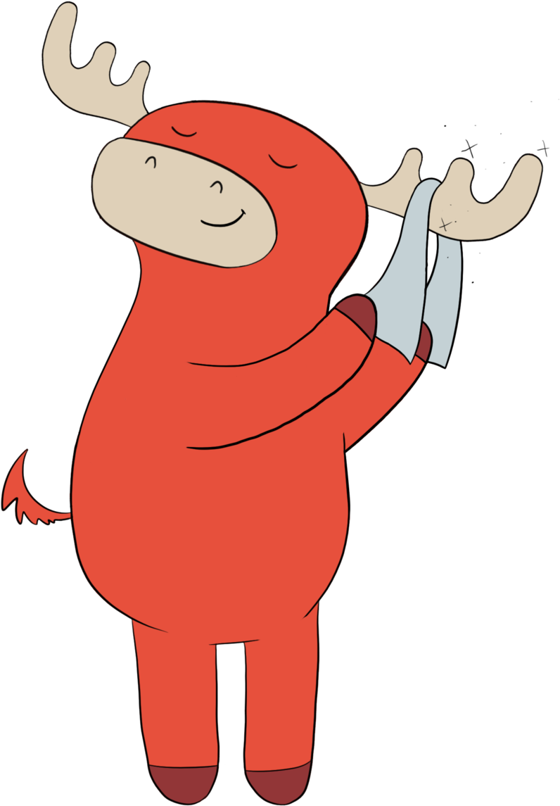 Moose Therapy Moosechuffedpng - Massage Clipart (1000x1294), Png Download