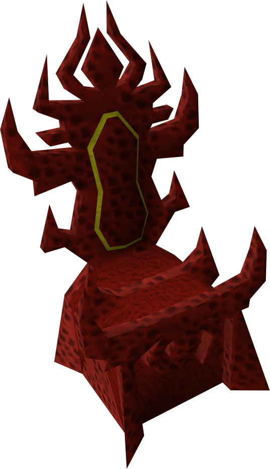 Demonic Throne Runescape Wiki Fandom Powered By Wikia - Runescape Throne Clipart (538x935), Png Download