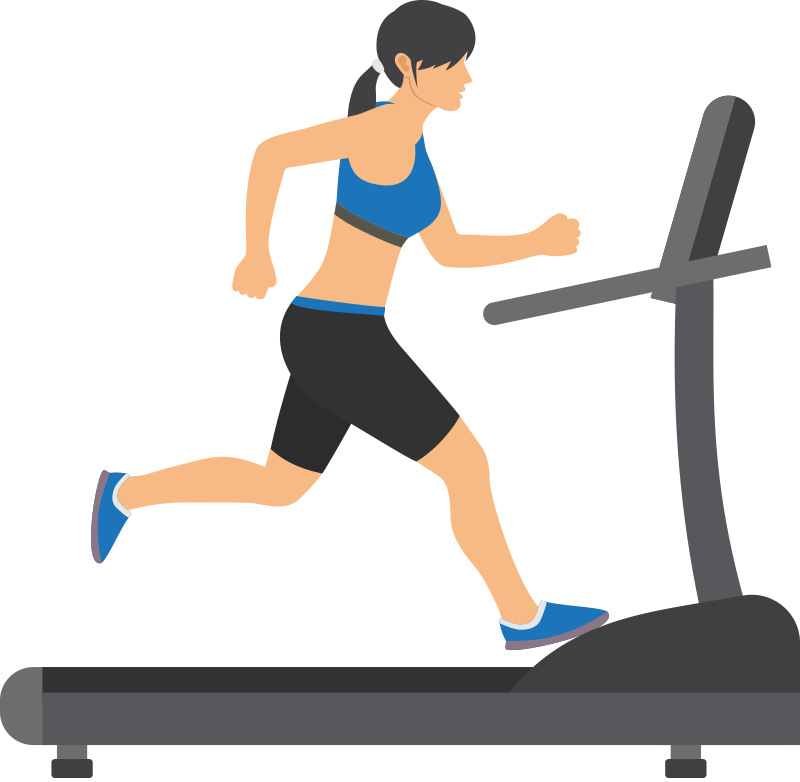 Fitness & Massage - Treadmill Benefits Clipart (800x782), Png Download