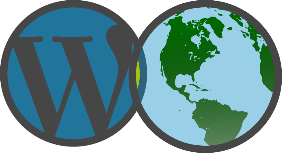 The Venn Diagram Of Gis And Wordpress - Purple Planet Clipart (919x500), Png Download