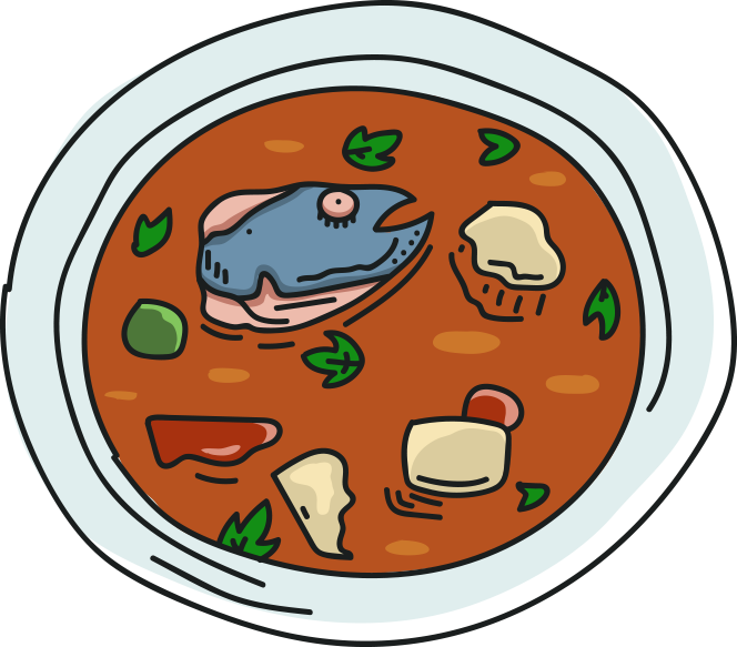 Caldo De Peixe Clipart (664x583), Png Download