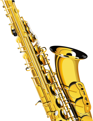 Saxophone Clipart Outline - Saxophone Vector - Png Download (640x480), Png Download