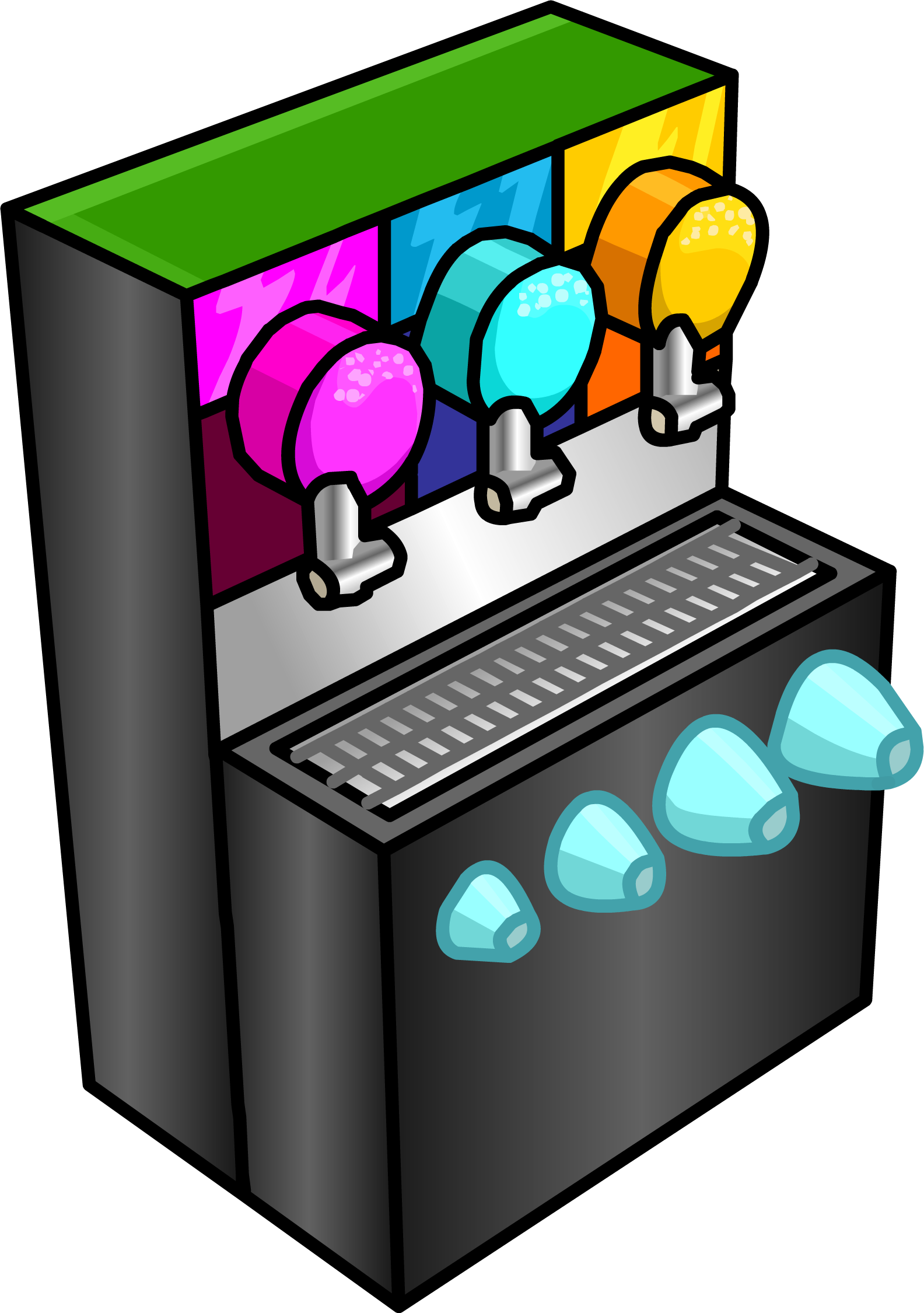 Smoothie Machine Club Penguin Wiki Fandom Powered By - Club Penguin Soda Machine Clipart (1584x2250), Png Download
