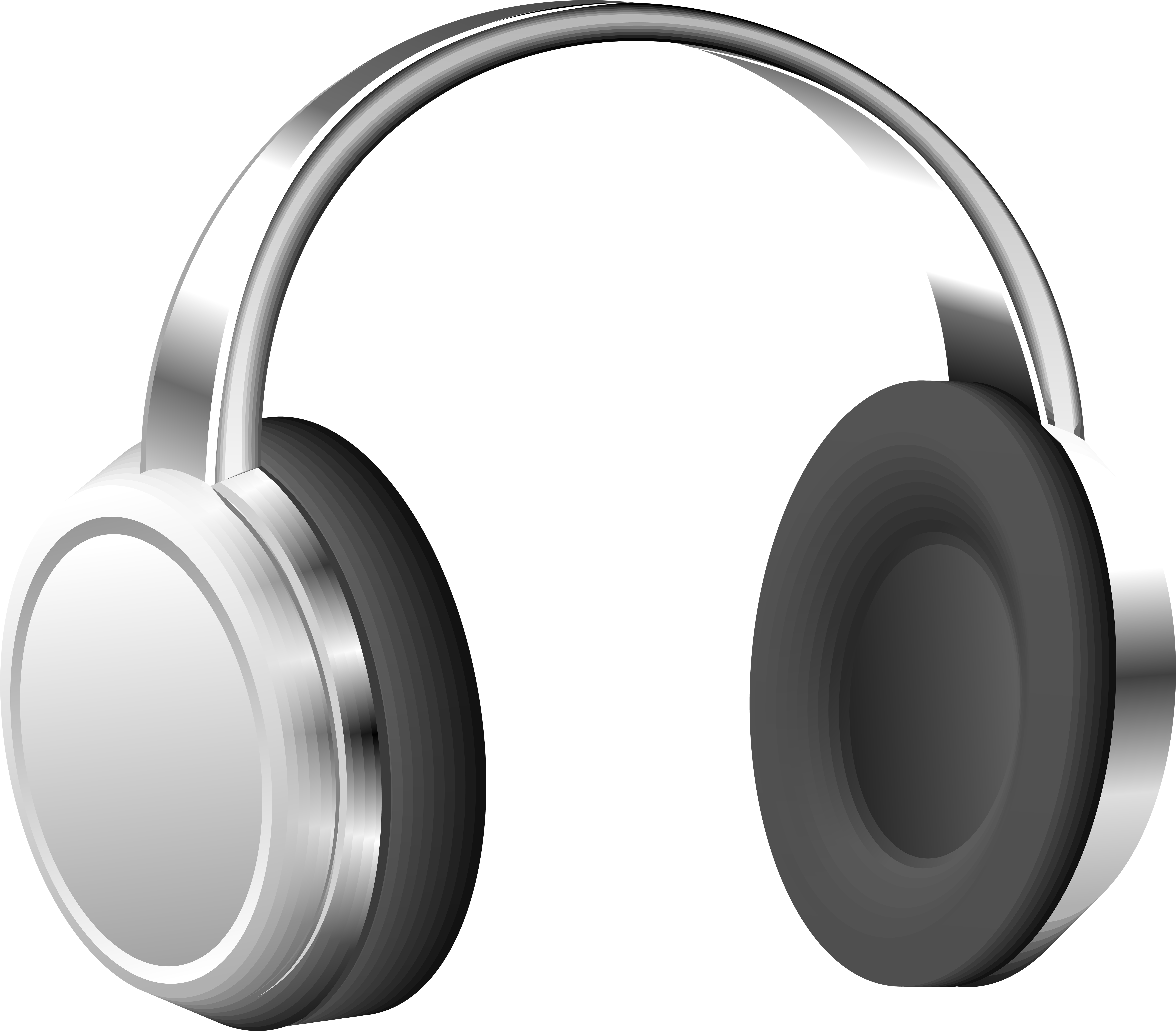 Headset Clipart - Png Download (8000x7016), Png Download