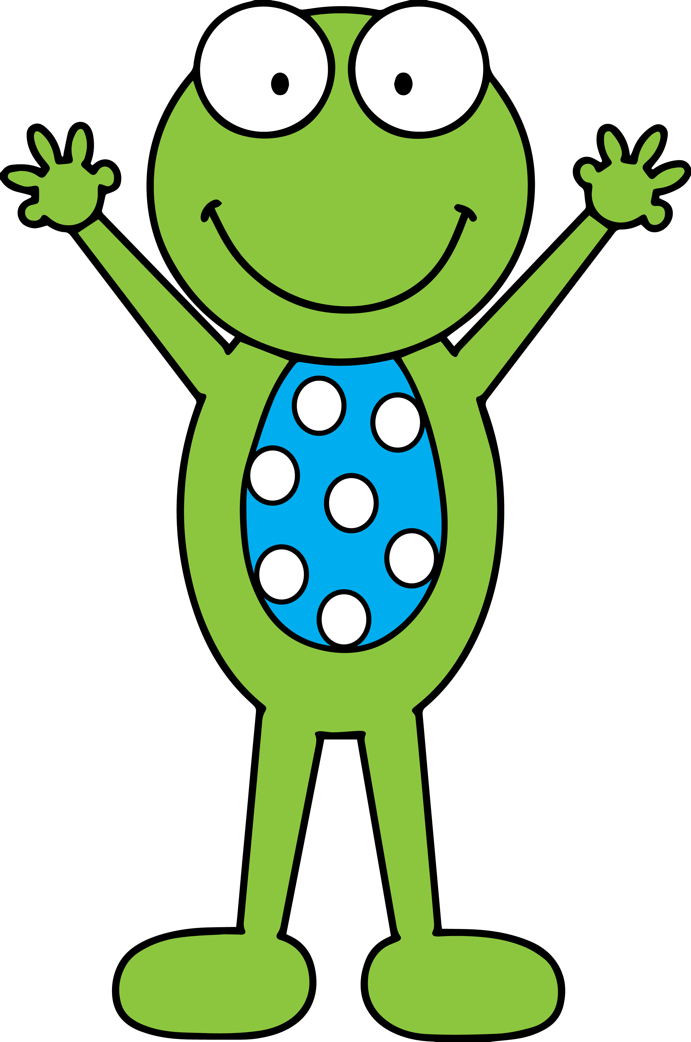 *✿**✿*ranas*✿**✿* Frogs, Follow - Frog Clipart (2270x3422), Png Download