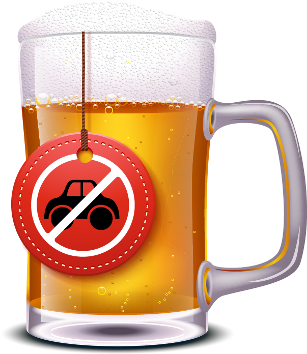 Don't Drink & Drive Car Crashes Are The Leading Cause - Dont Drink And Drive Transparent Clipart (613x697), Png Download