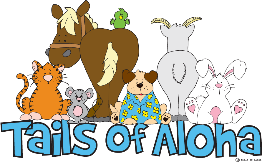Tailsofaloha75 - Aloha Clipart (899x614), Png Download