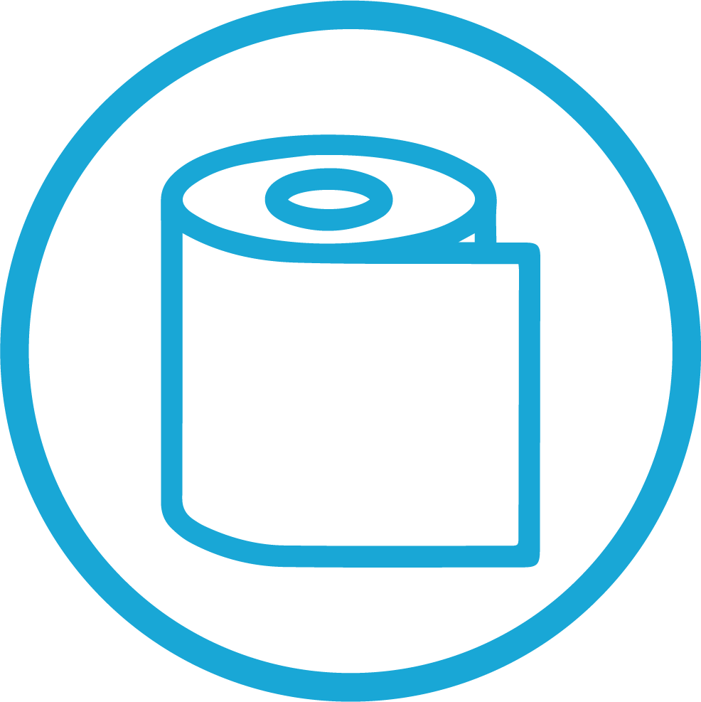 Paper Towel For Cleaning Icon - Paper Towel Clipart (986x987), Png Download