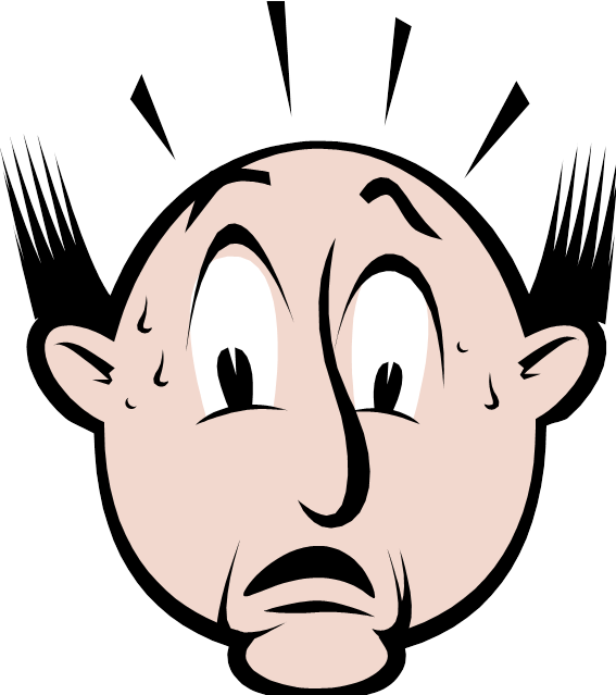 Satire Shock Surprise - Shocked Face Clipart (567x639), Png Download