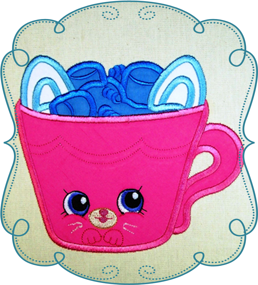 Shopkins, Applique Clipart (1000x1000), Png Download