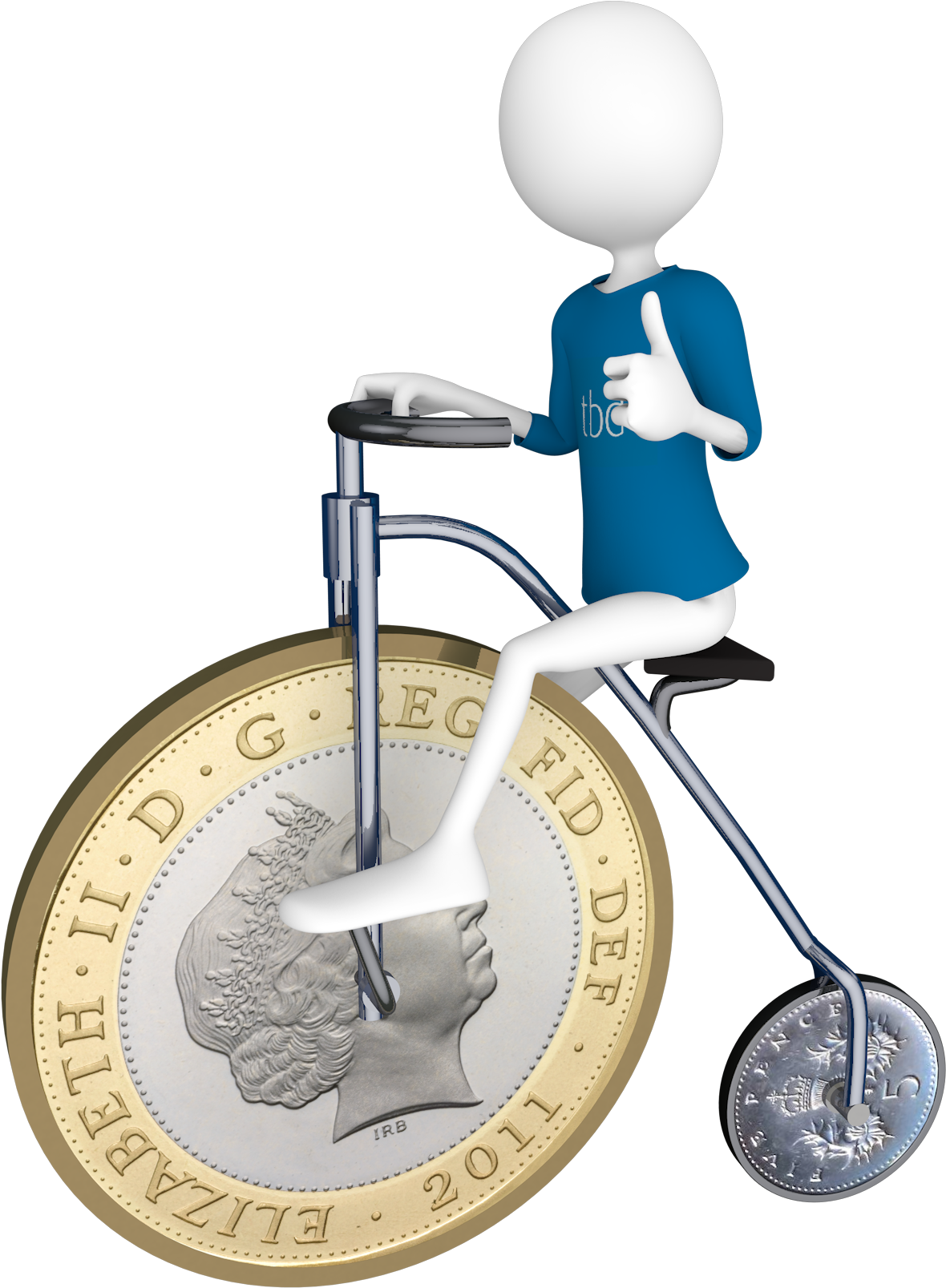 Cash Accounting Dealing With Part Payments And Barter - Street Unicycling Clipart (2000x2000), Png Download