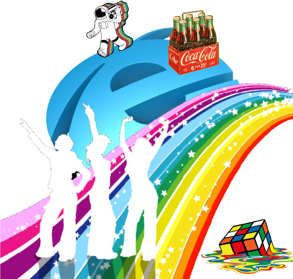Rainbow Background Clipart (1024x1024), Png Download