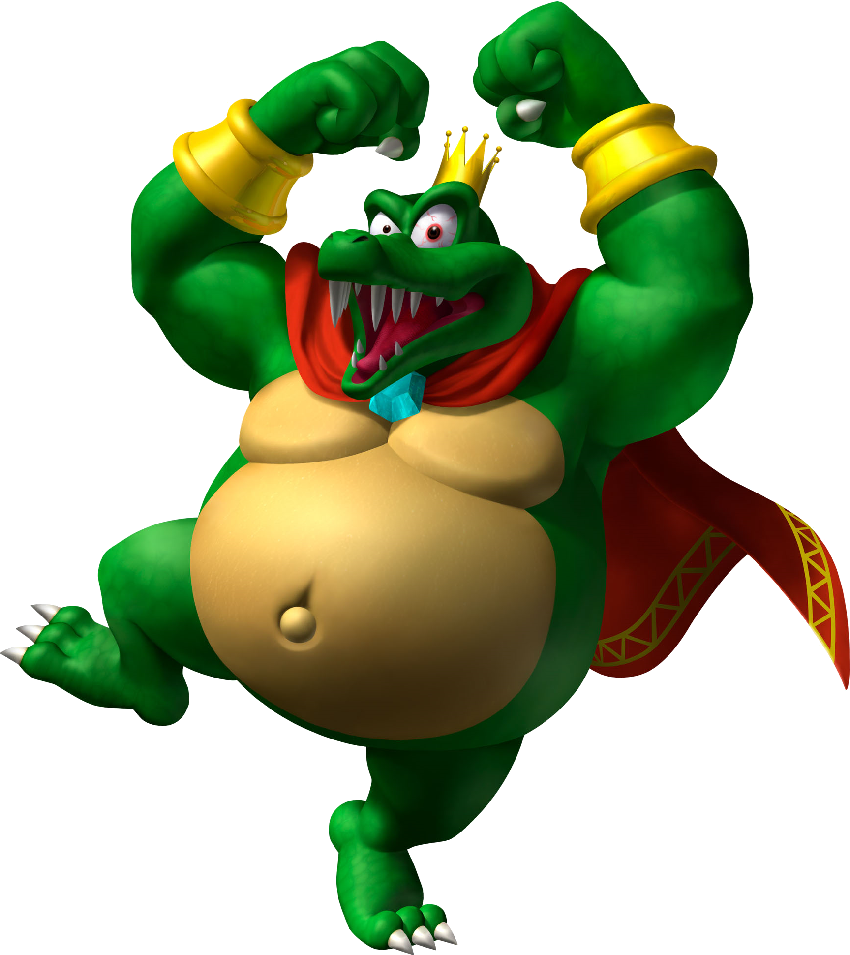 Rool Is The Kroaking King Of Kremlings, And Is Very - Donkey Kong King K Rool Clipart (1728x1941), Png Download