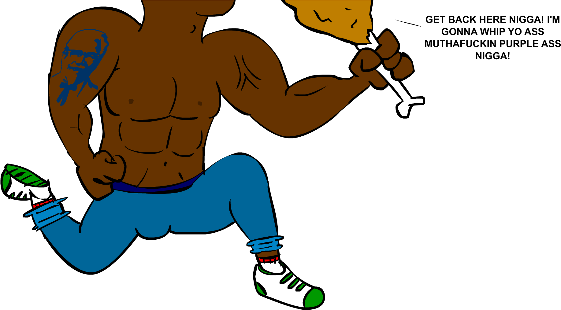 What The **** Did You Just ******* - Illustration Clipart (2080x1303), Png Download