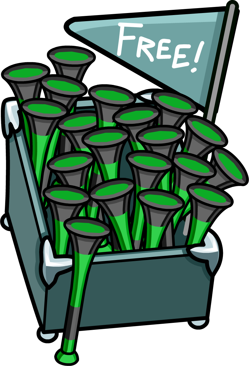 Penguin Cup Dock Space Squids Vuvuzela Stand - Portable Network Graphics Clipart (860x1264), Png Download