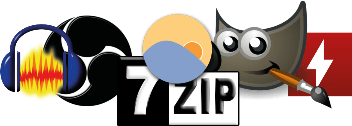 A - Gimp Icon Clipart (1188x439), Png Download