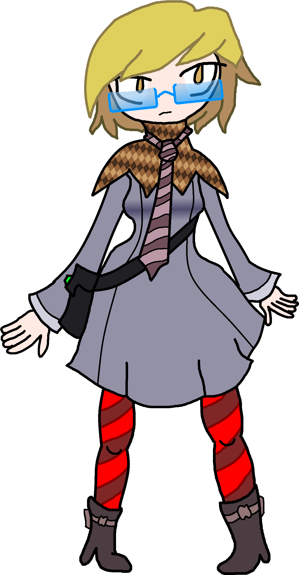 Shirley Watson - Cartoon Clipart (1266x2503), Png Download