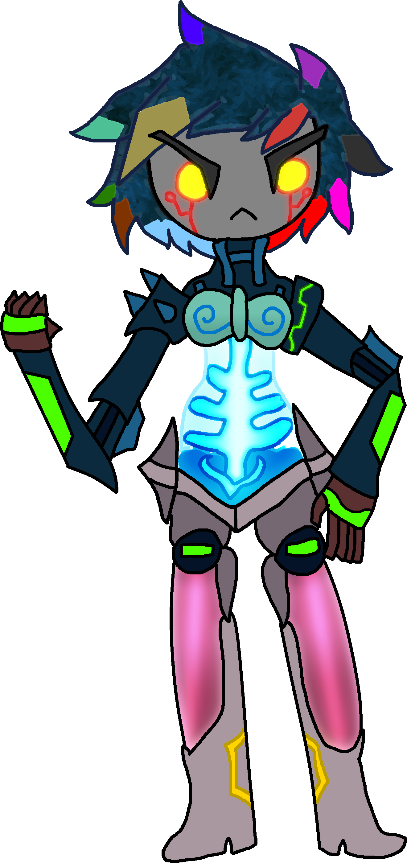 Pain-t 2 - - Cartoon Clipart (1393x2859), Png Download